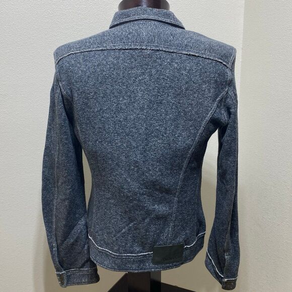 Diesel Co Navy Cream Men's Lightweight Jacket Sweater Size Large - Picture 7 of 11